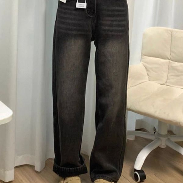 061 Black Grey Jeans