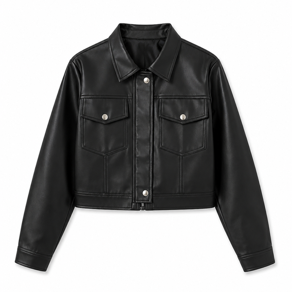 Leather Jacket Cropped
