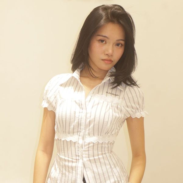 Sunday lacy white top