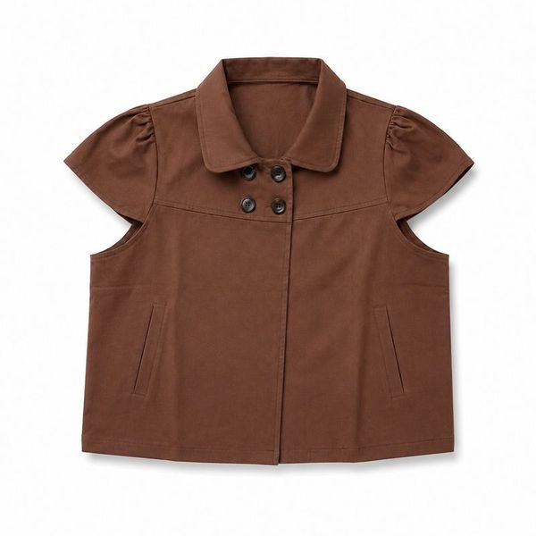 Lev4 Mocha Blouse