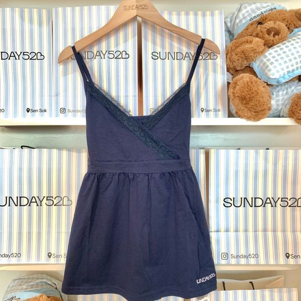 Dark Blue Lace Sunday520