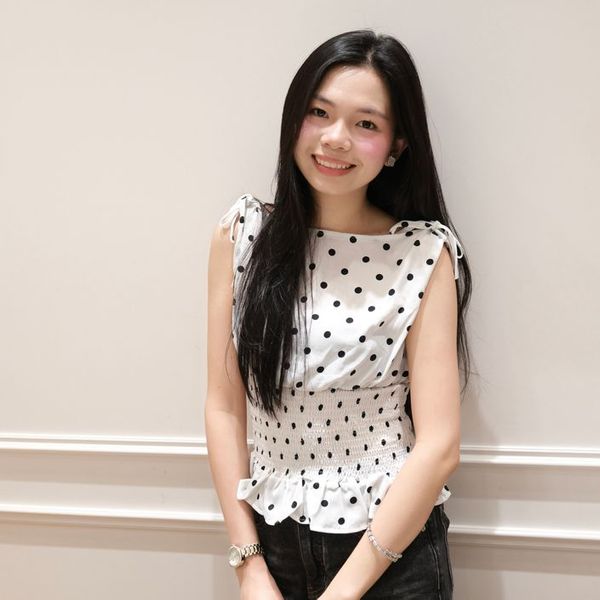 Sunday Gingham polkadot