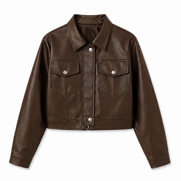 Leather Jacket Cropped