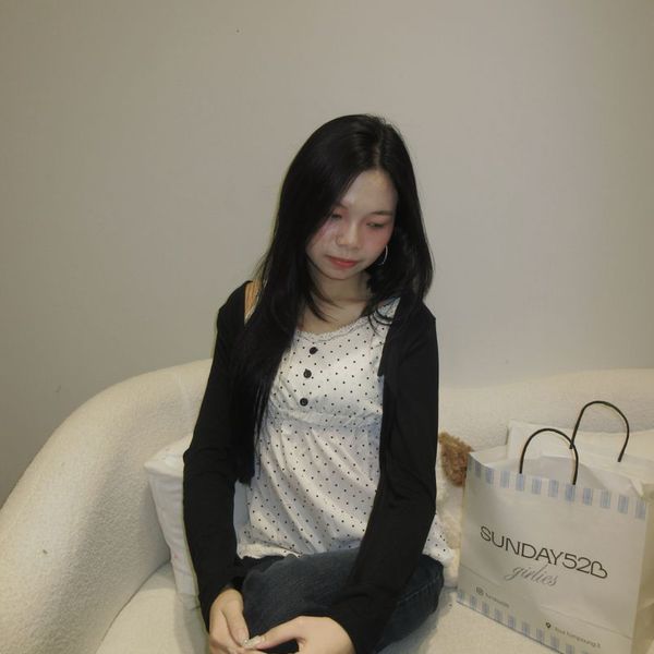 Set puffy shirt and Cardigan