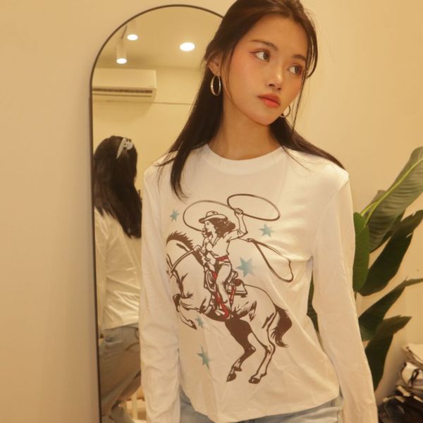 Cow girl long sleeve
