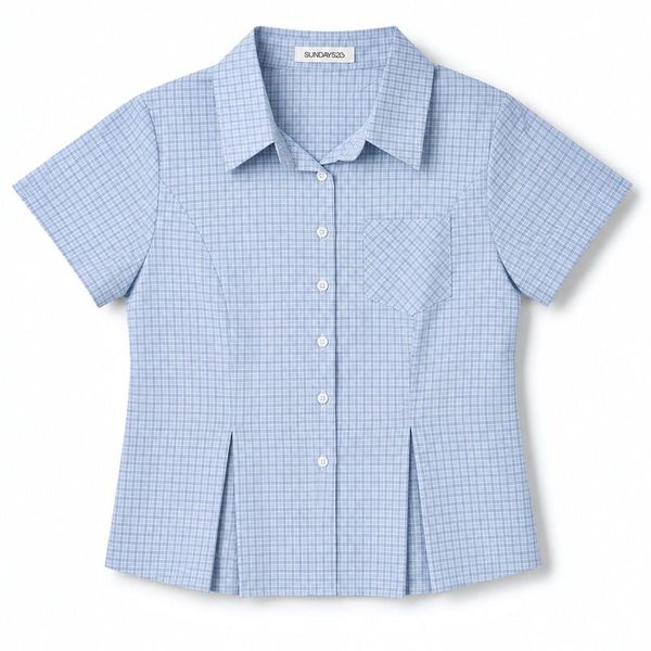 Blue Checkered