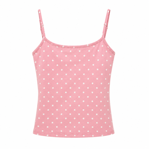 Pinkie polkadot top