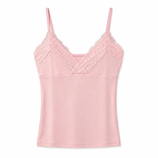 Pink Lace Cami