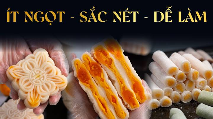 BÁNH DẺO SỢI NHÂN KEM TRỨNG MUỐI DẺO THƠM NGON
