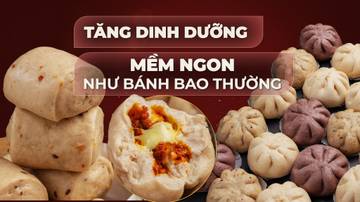 Khóa học: Cách làm Bánh bao Dinh dưỡng Men tươi, mềm ngon như bánh thường