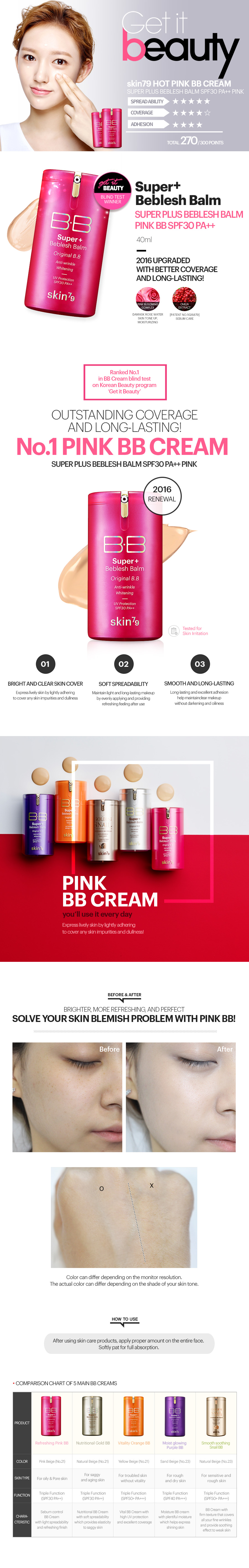 Super+ Beblesh Balm Pink BB Cream 7gr