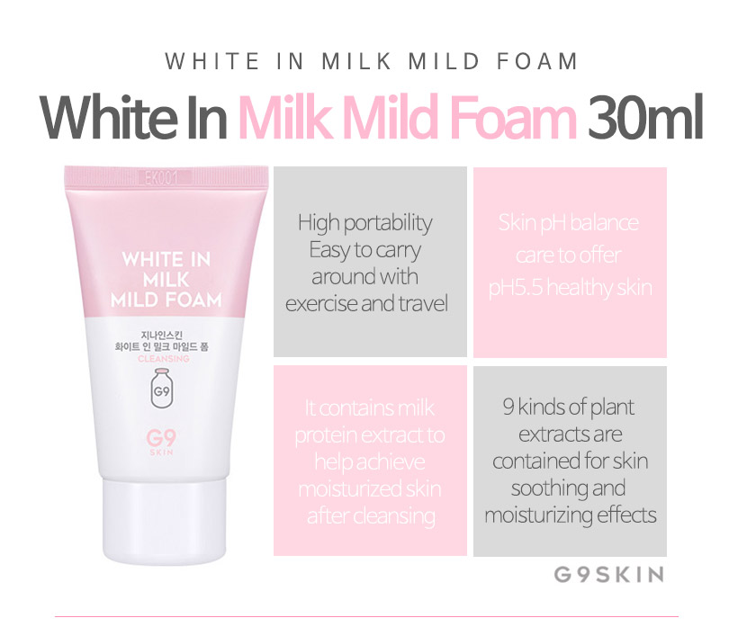 White in Milk Mild Foam 30 ML