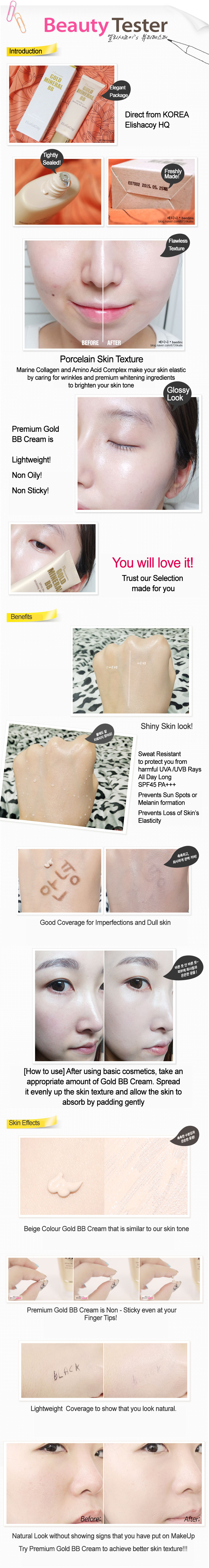 Premium Gold Mineral BB Cream
