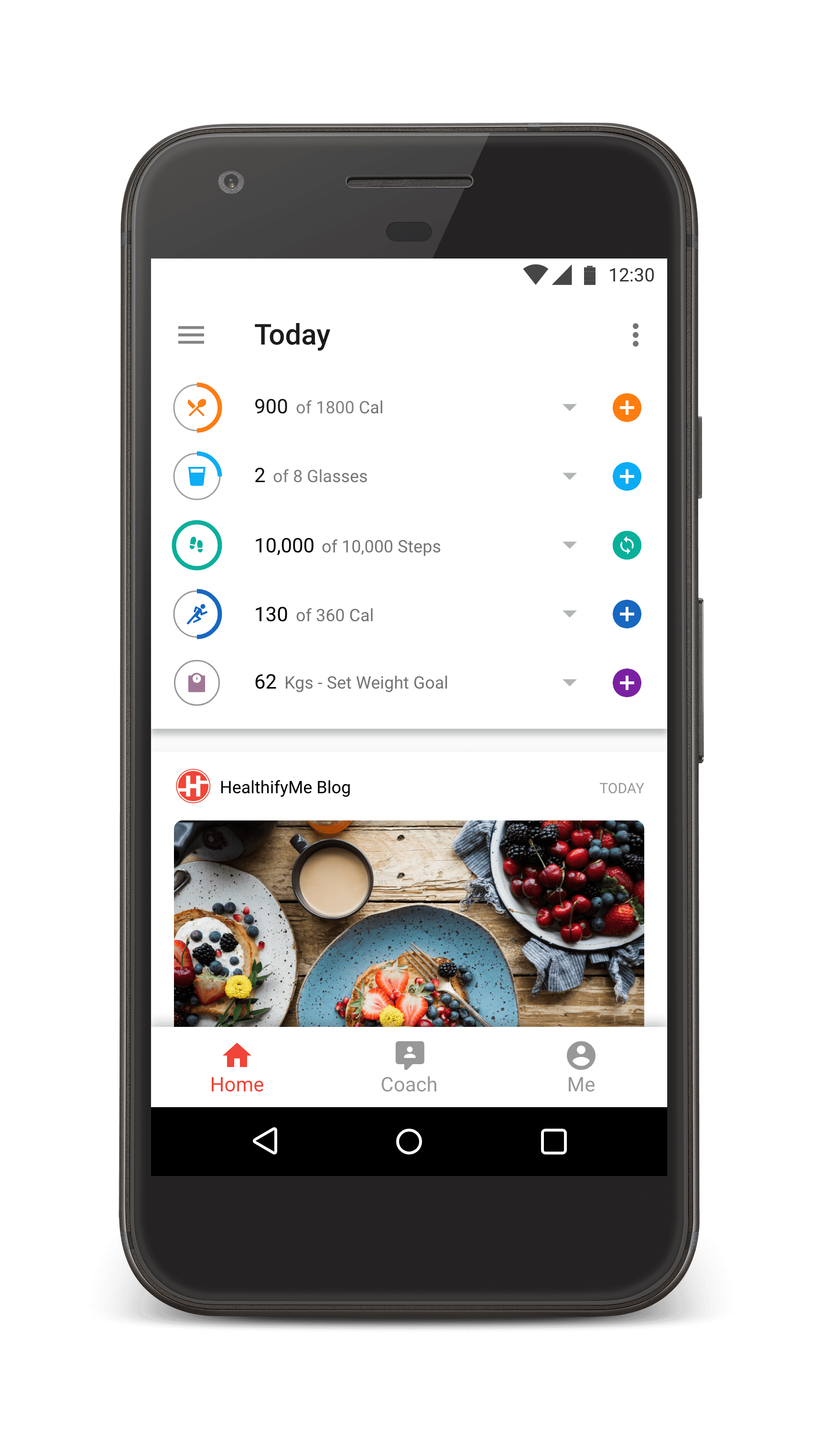 HealthifyMe Mobile Weight Loss Coach Diet Fitness Yoga