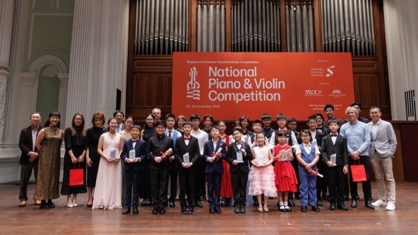 Young virtuosos take the spotlight at Singapore’s National Piano & Violin Competition 2025