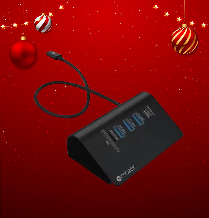 MAZER USB C Multiport Hub 6-in-1 Desktop (MULTI8000)