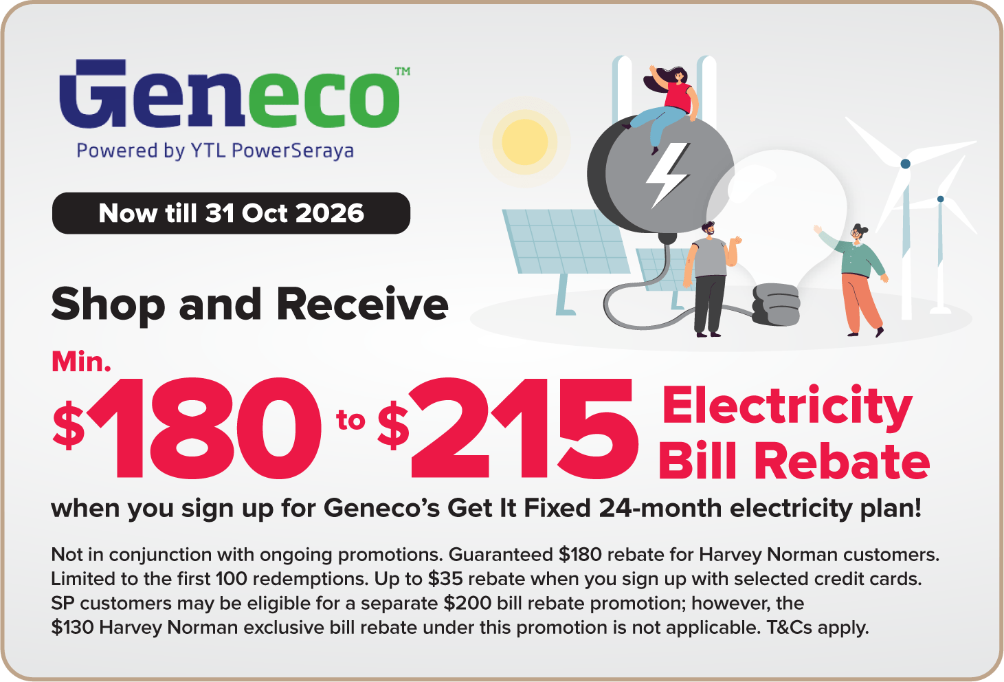Harvey Norman Geneco Promotion