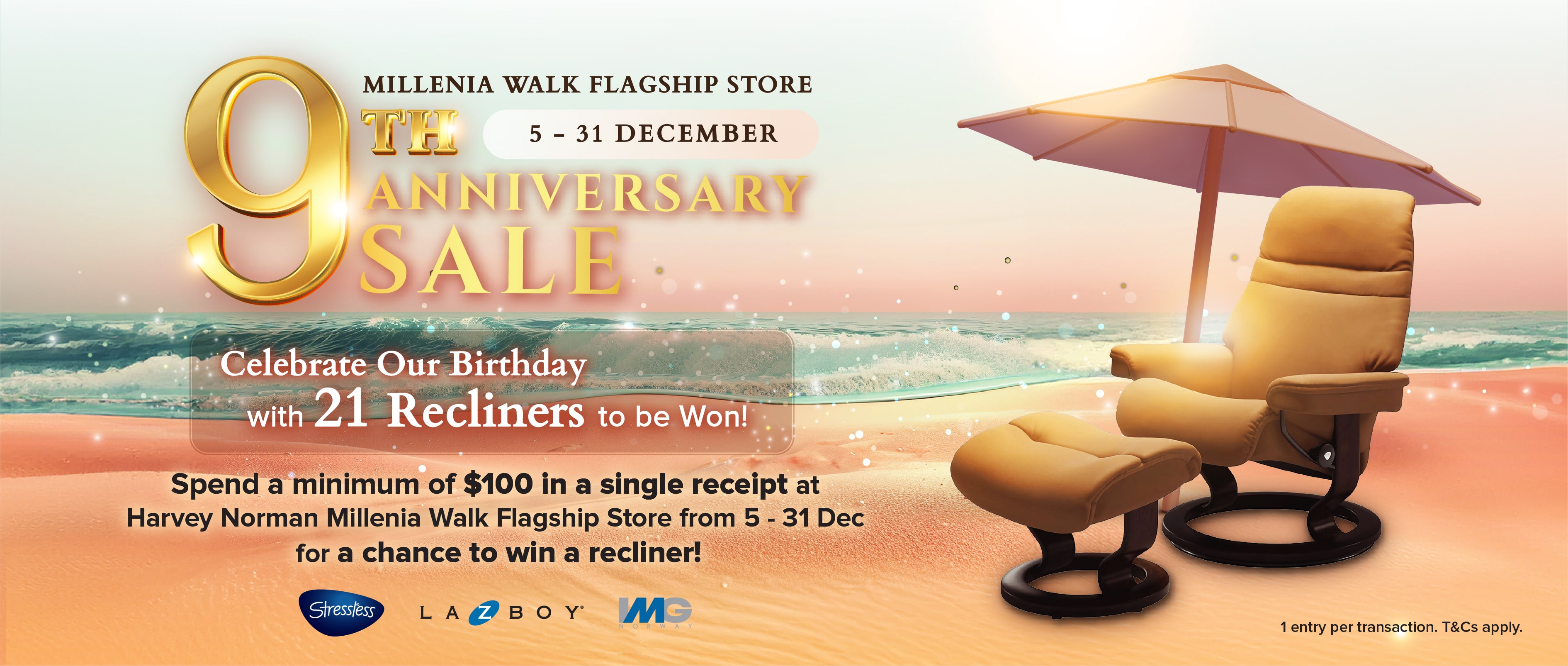 Harvey Norman Singapore 9th Anniversary Sale