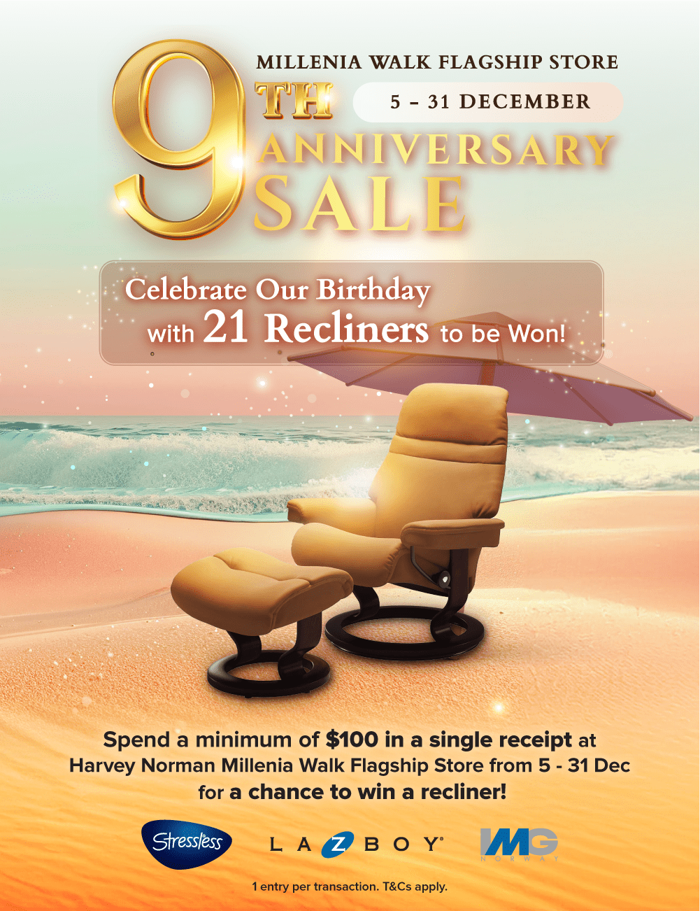 Harvey Norman Singapore 9th Anniversary Sale