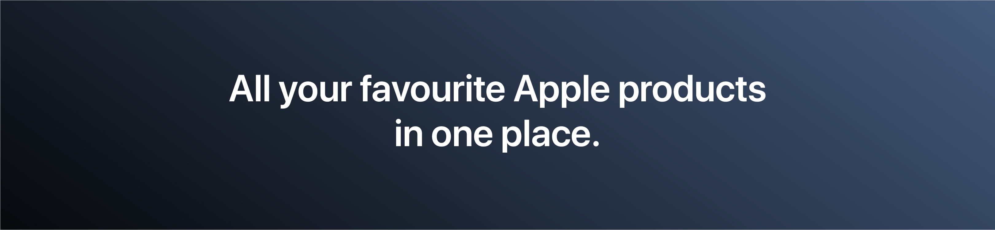 Harvey Norman Apple Brand Page Banner