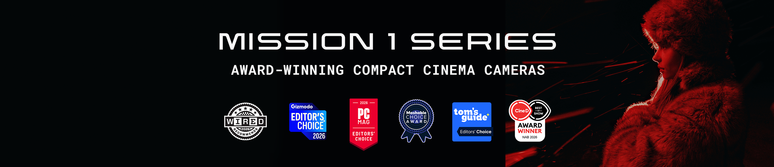 Mission 1 Series — Award-winning compact cinema cameras