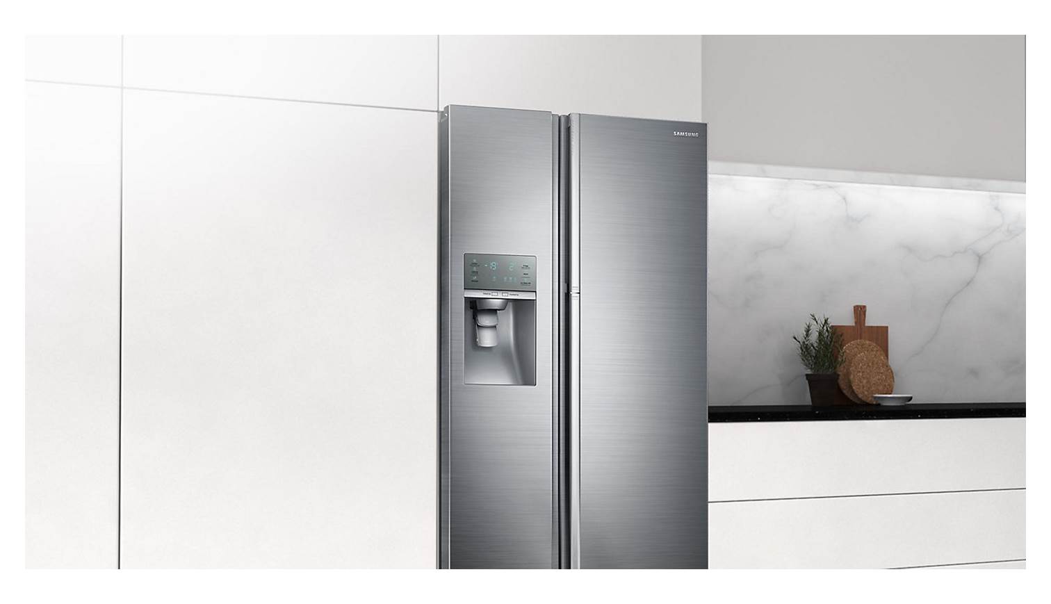Samsung RH57J90407FSS 570L NonPlumbed Side by Side Refrigerator