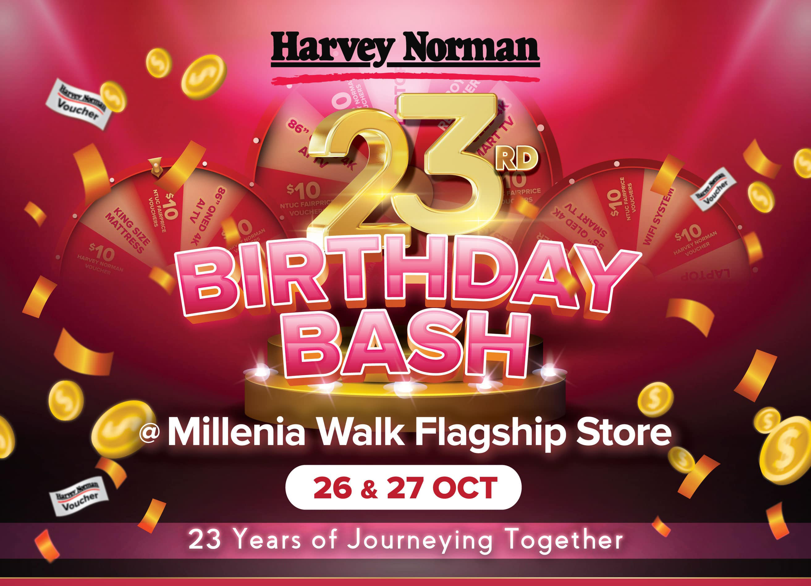 Harvey Norman 23rd Birthday Bash Event Millenia Walk Harvey Norman