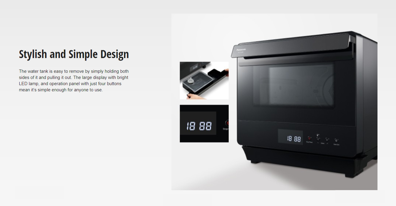 Panasonic NUSC180BYPQ (20L) Convection Steam Oven Harvey Norman