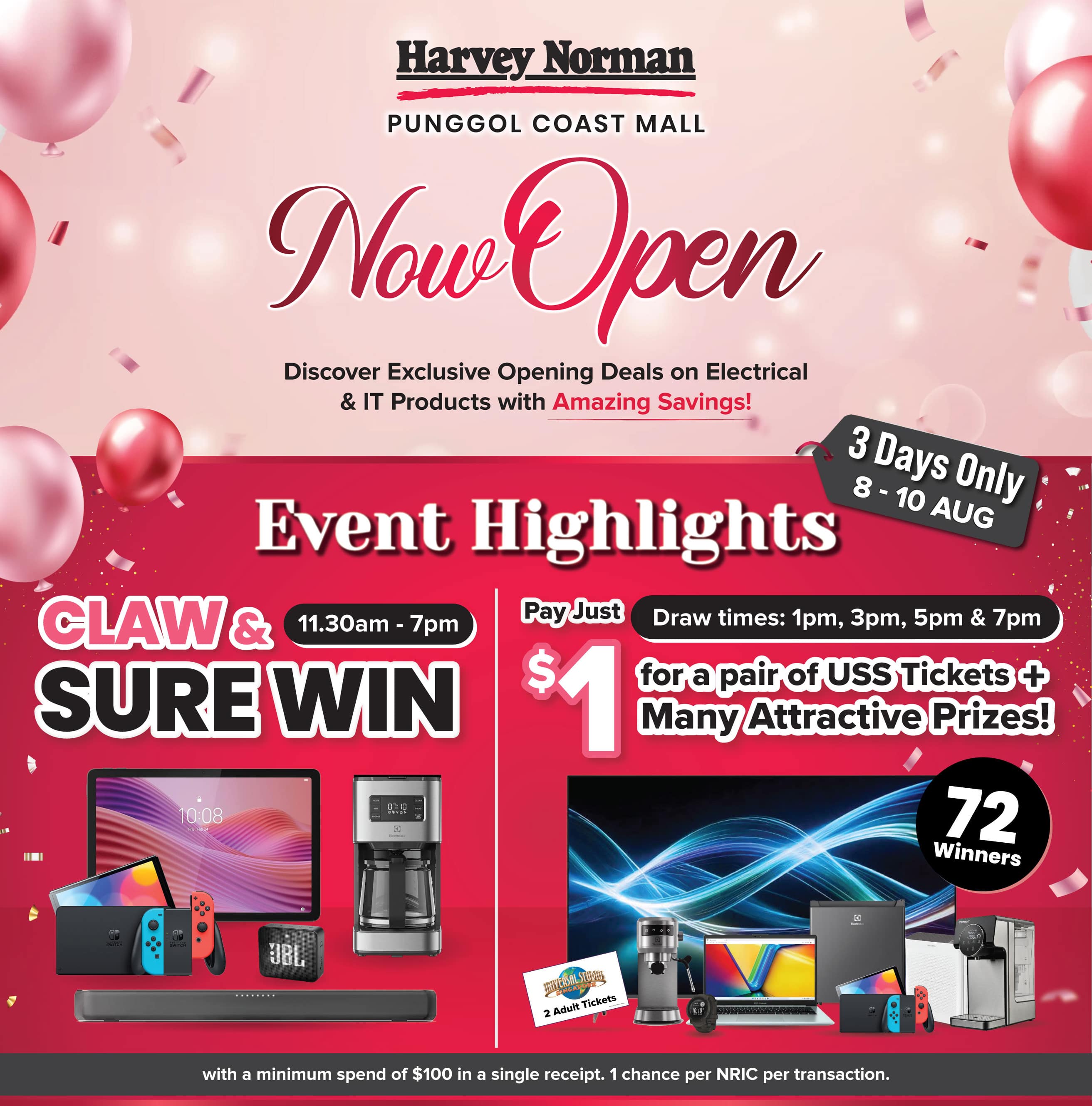 Harvey Norman Punggol Coast Mall Grand Opening