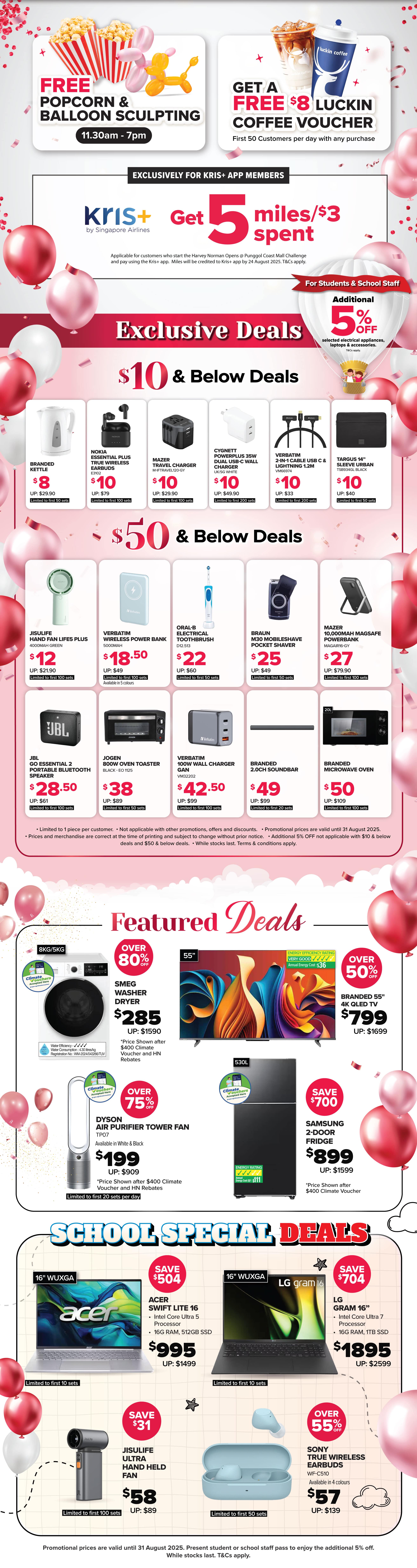 Harvey Norman Punggol Coast Mall Grand Opening