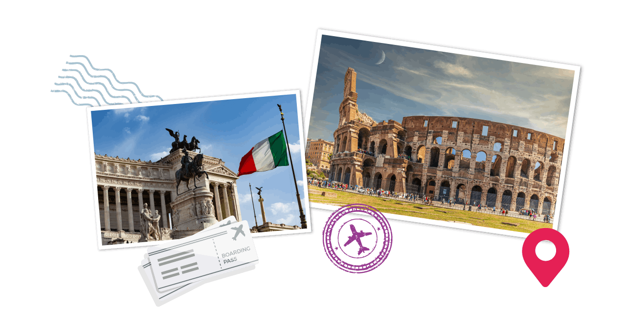 Trip to Italy Postcards