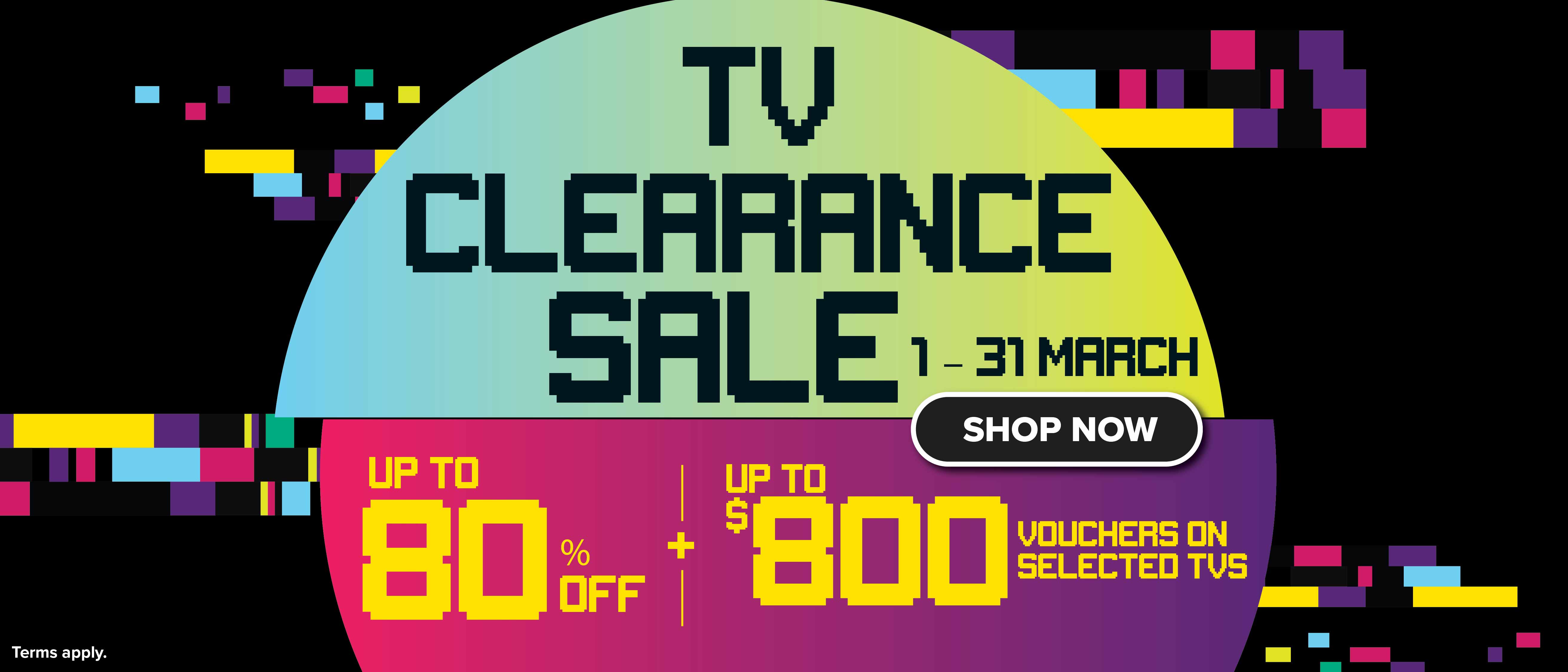 AV Clearance Sales Harvey Norman Singapore