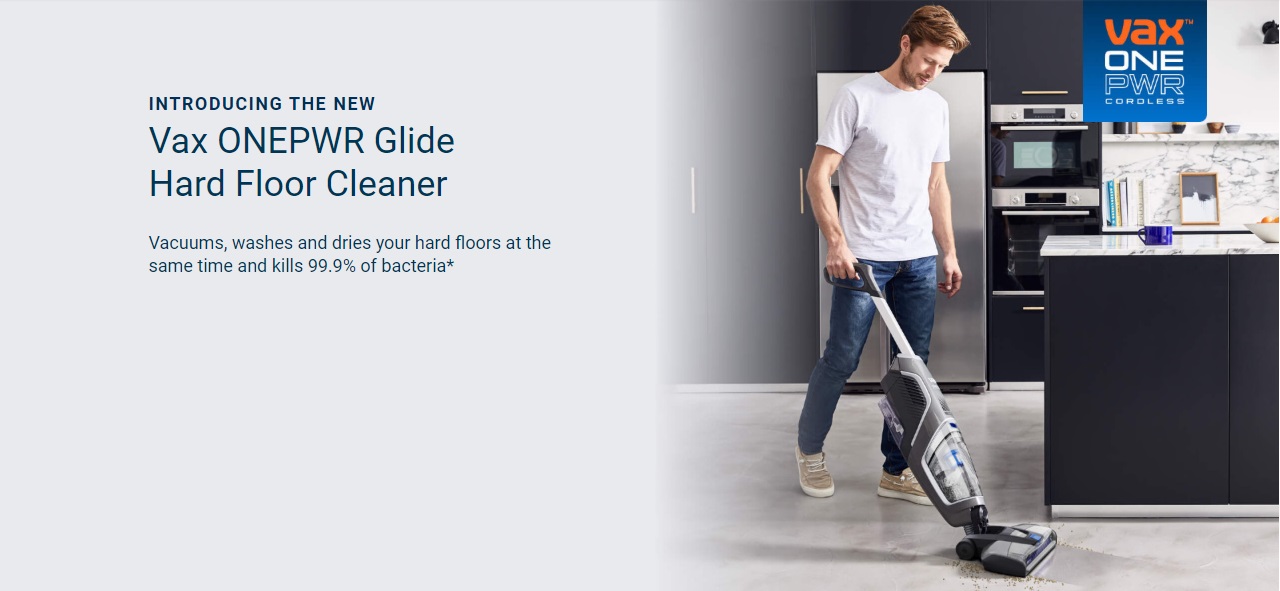 Vax ONEPWR (VXOP3S) Glide Hard Floor Cleaner Harvey Norman Singapore