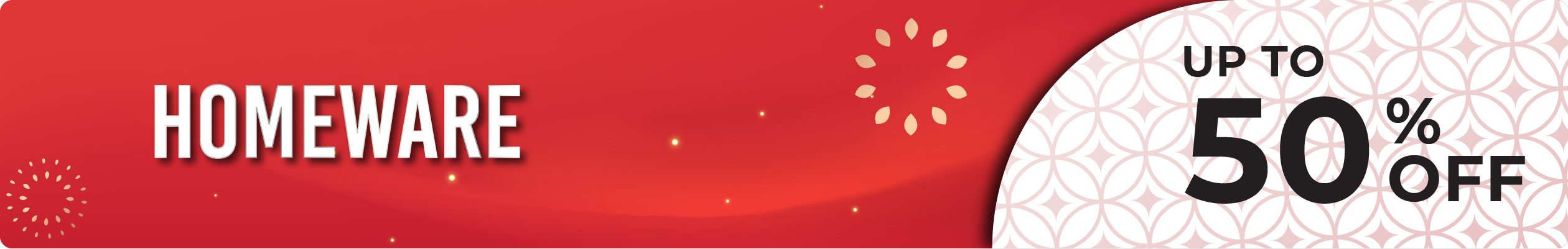 Homeware 5 Days New Year Happy Sale