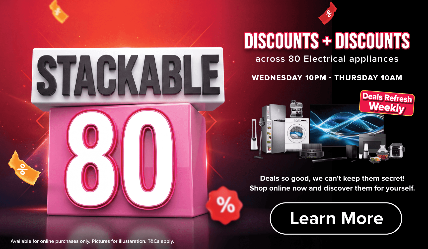 Stackable offer