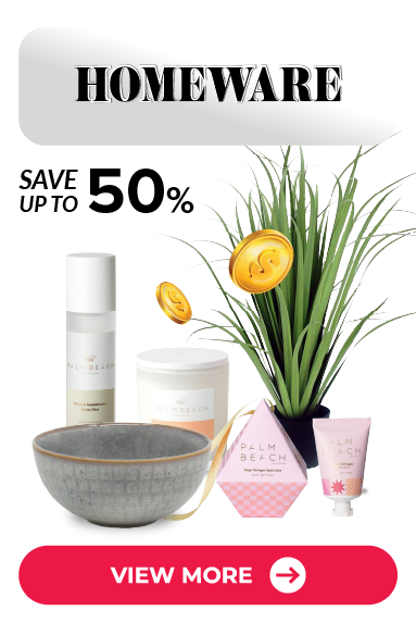 Harvey Raya Sale Homeware 50% off