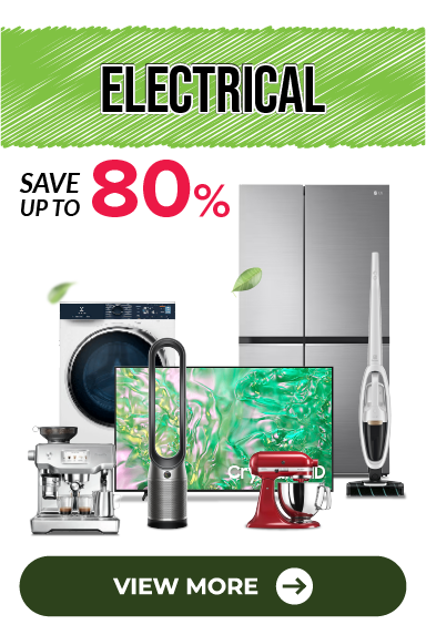 Go Green Save Big Promotion Electricals 80% off