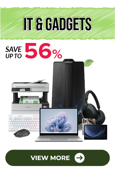 Go Green Save Big Promotion IT Gadgets 56% off