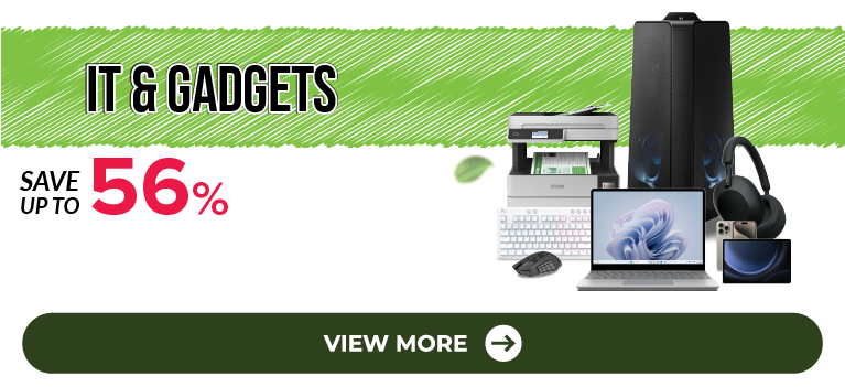 Go Green Save Big Promotion IT Gadgets 56% off