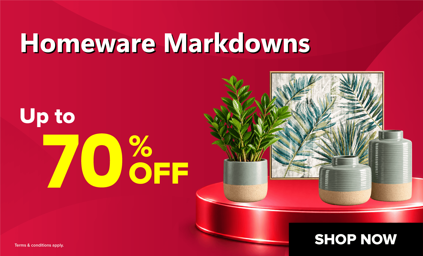 Homeware Final Lap Clearance