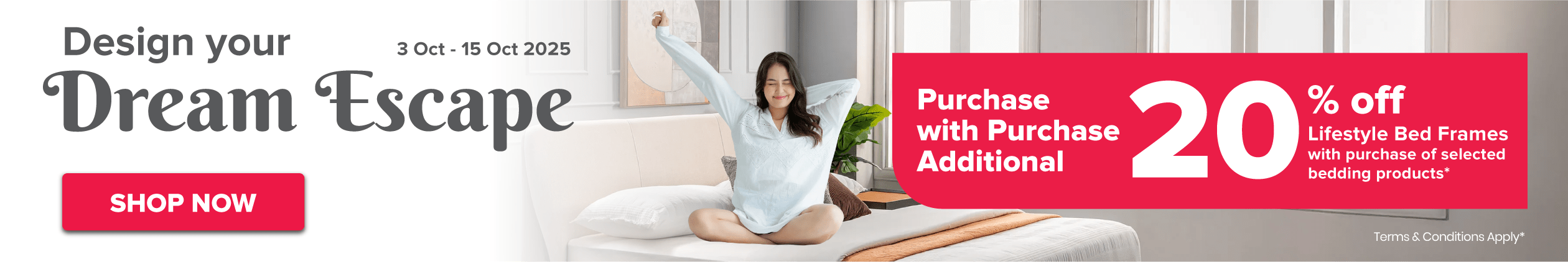 Design your Dream Escape 10.10 Double Deals Sale