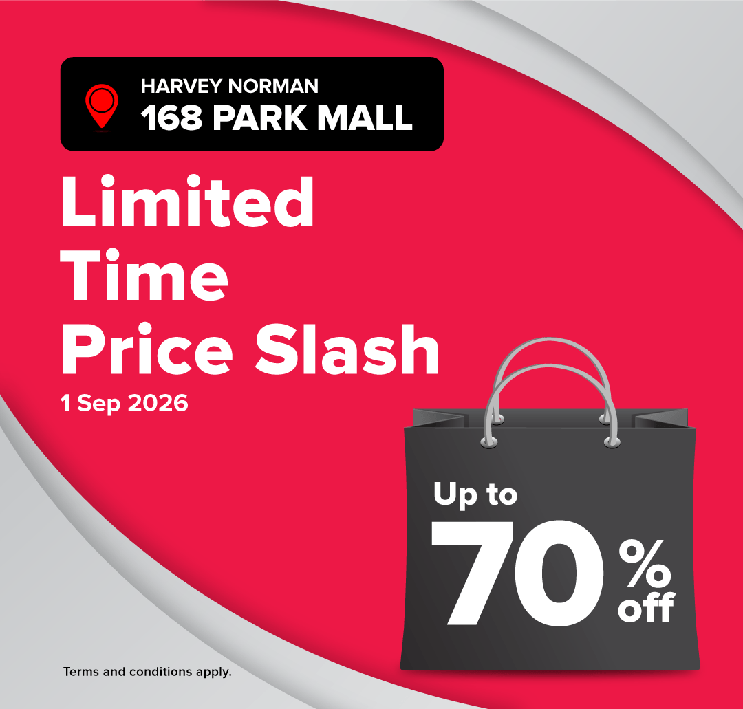 Harvey Norman 168 Park Mall Limited Time Price Slash