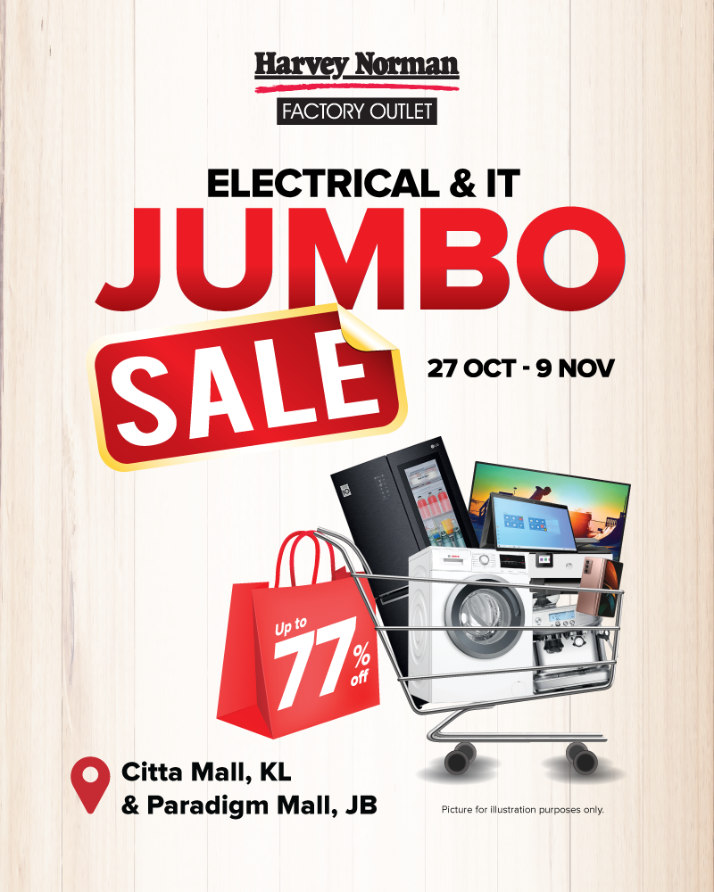 Factory Outlet Electrical It Jumbo Sale Vacuum Harvey Norman Malaysia