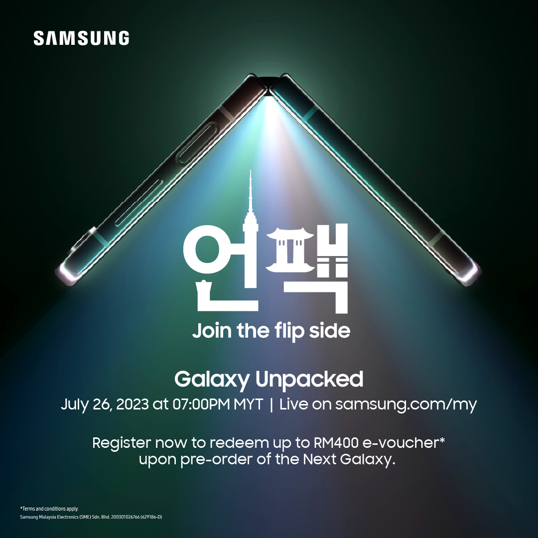Register Your Interest Galaxy Unpacked Join the flip side Harvey