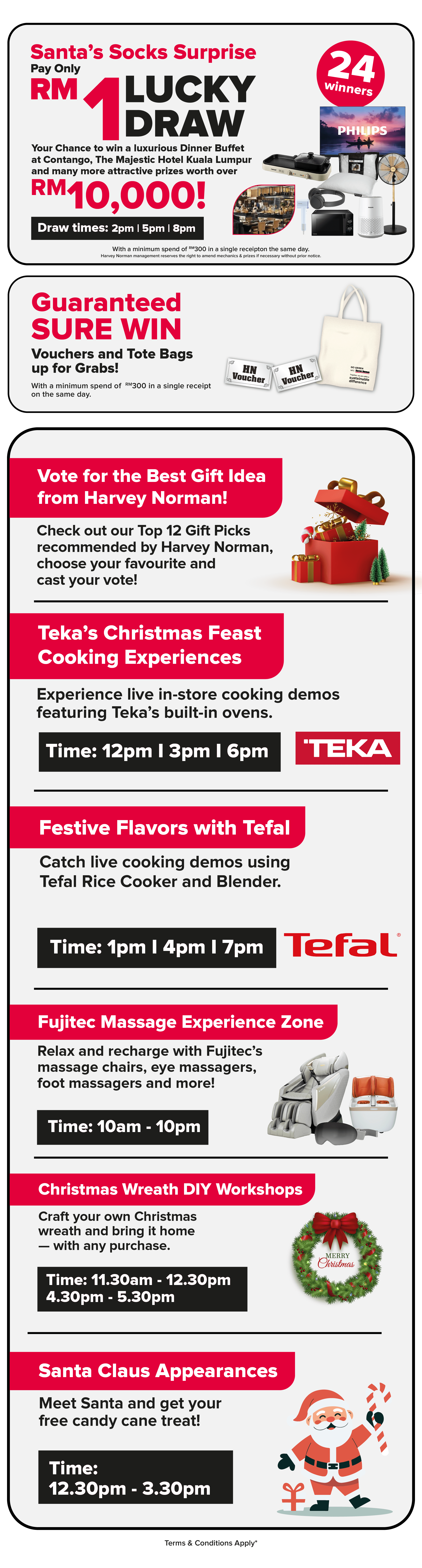 Harvey Norman Big Christmas Weekend Sale Mid Valley Mall