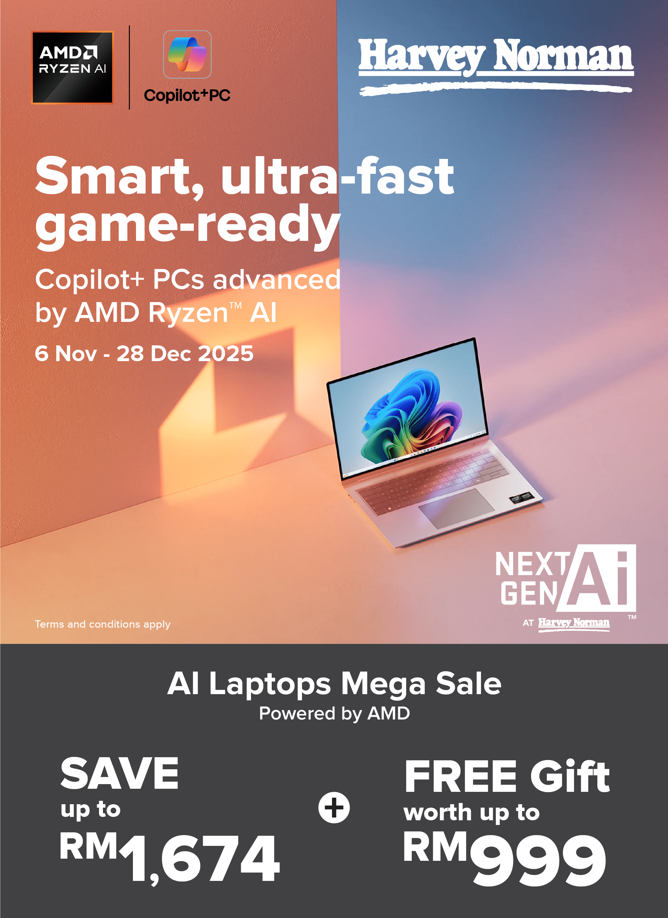 AI Laptops Mega Sale Powered By AMD