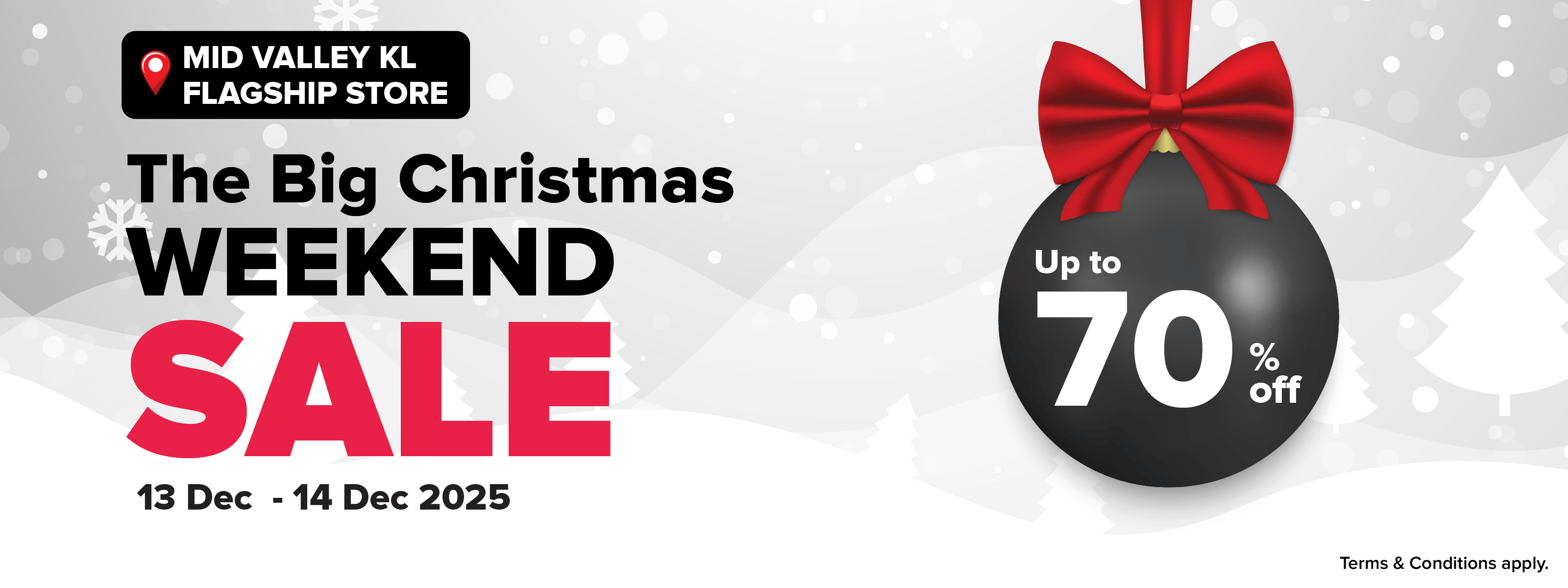 Harvey Norman Big Christmas Weekend Sale Mid Valley Mall