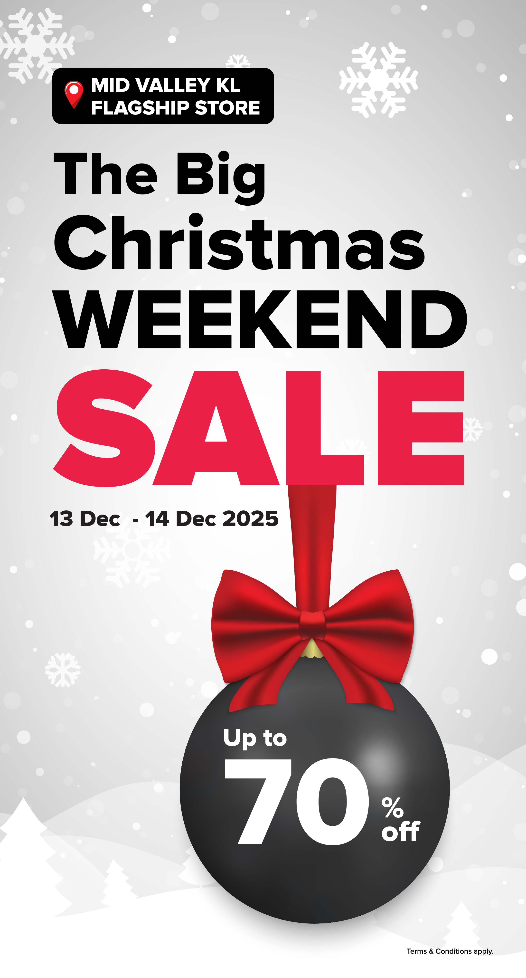 Harvey Norman Big Christmas Weekend Sale Mid Valley Mall