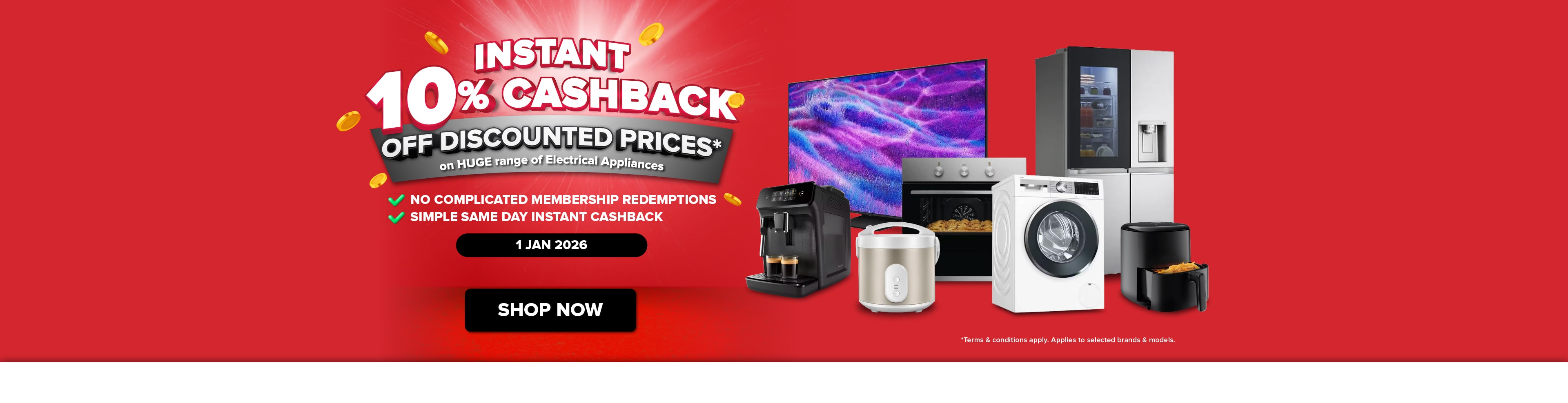 Blackout Instant 10% Cashback