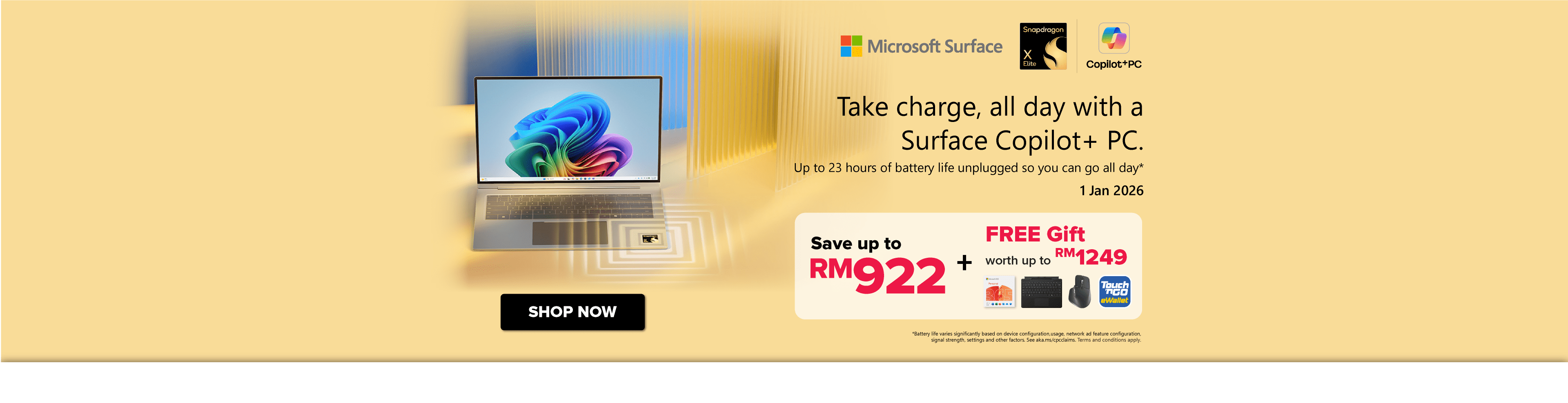 Blackout Microsoft Surface Christmas Sale 